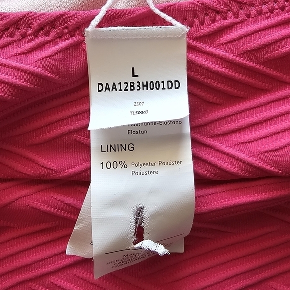 132.🆕️ Large Cupshe New Hot Pink High Cut Leg Bikini Bottom - Picture 6 of 10